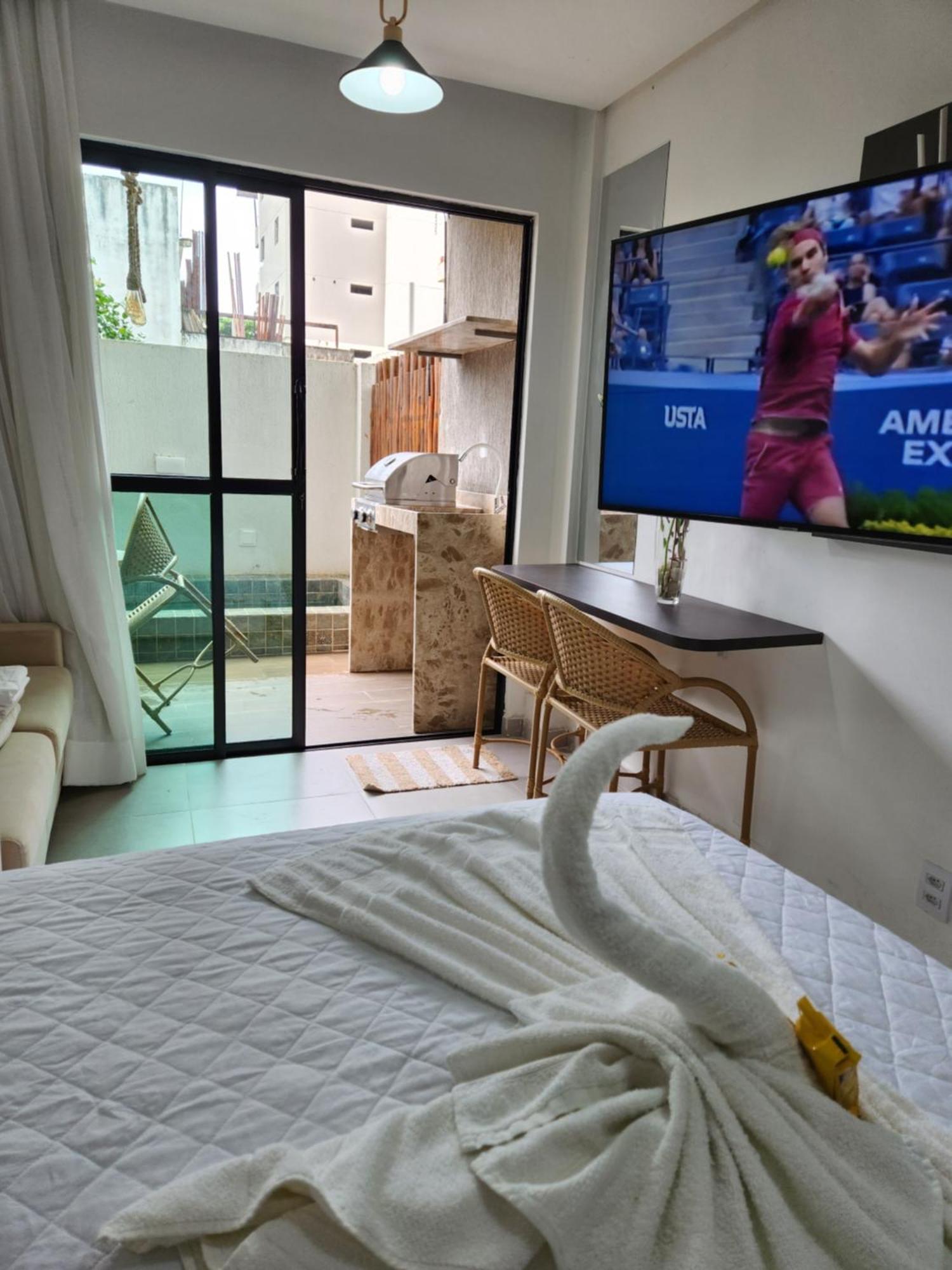 Flat Zero7 Del Porto Com Piscina Privativa - Apartamento *
